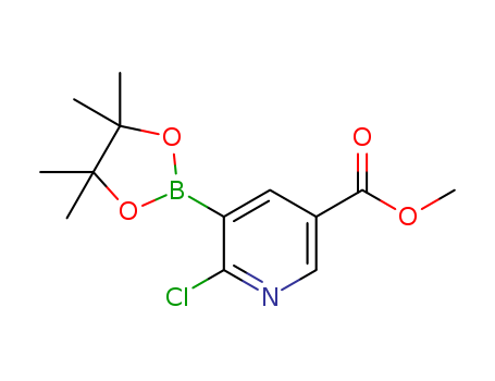 METHYL 6-CHLORO-5-(4,4,5,5-TETRAMETHYL-1,3,2-DIOXABOROLAN-2-YL)NICOTINATE