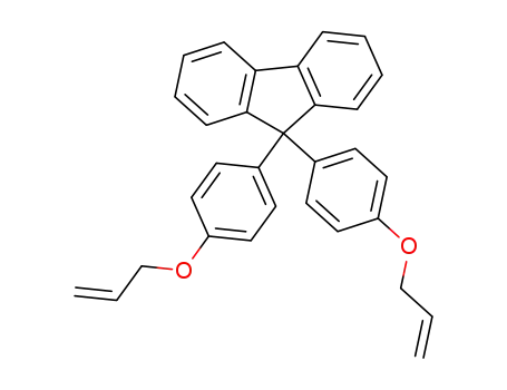 Molecular Structure of 142494-81-3 (9,9-bis(4-allyloxyphenyl)fluorene)