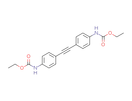 Molecular Structure of 1435331-36-4 (diethyl (ethyne-1,2-diylbis(4,1-phenylene))dicarbamate)