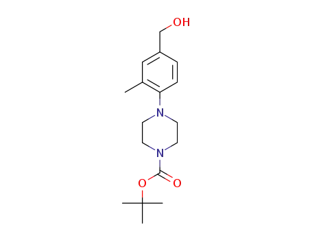 4-(4-hydroxymethyl-2-methylphenyl)piperazine-1-carboxylic acid tert-butyl ester