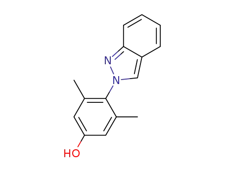Molecular Structure of 1393126-47-0 (4-(2H-indazol-2-yl)-3,5-dimethylphenol)