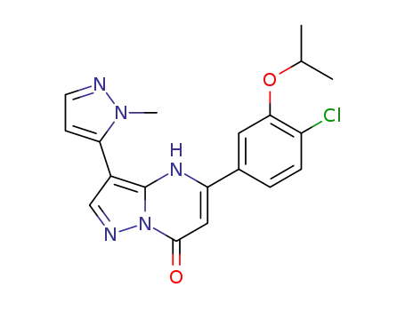 5-(4-chloro-3-isopropoxyphenyl)-3-(1-methyl-1H-pyrazol-5-yl)pyrazolo[1,5-a]pyrimidin-7(4H)-one
