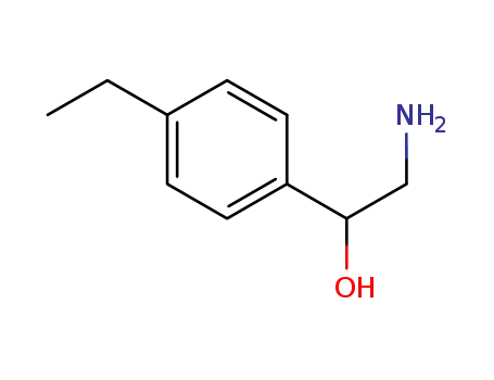 Molecular Structure of 133562-39-7 (2-amino-1-(4-ethylphenyl)ethanol)