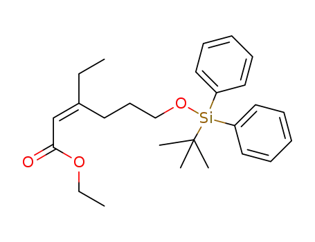 (Z)-ethyl 6-(tert-butyldiphenylsilyloxy)-3-ethylhex-2-enoate