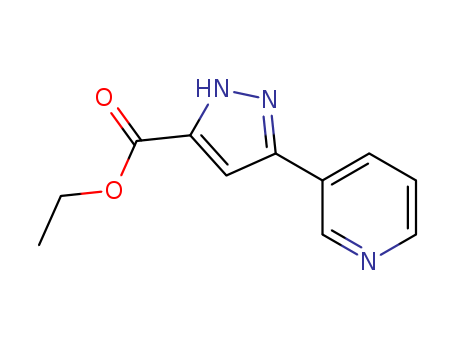 5-(Pyridin-3-yl)-1H-pyrazole-3-carboxylic acid ethyl ester  CAS NO.251658-58-9