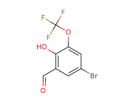 5-브로모-2-하이드록시-3-(트리플루오로메톡시)벤잘데하이드