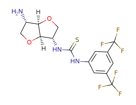 C<sub>15</sub>H<sub>15</sub>F<sub>6</sub>N<sub>3</sub>O<sub>2</sub>S