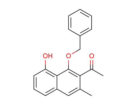 1-(1-(benzyloxy)-8-hydroxy-3-methylnaphthalen-2-yl)ethanone