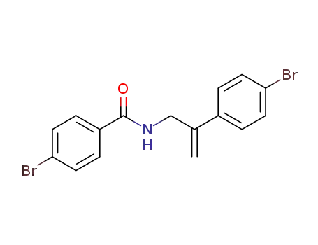 4-bromo-N-[2-(4-bromophenyl)allyl]benzamide