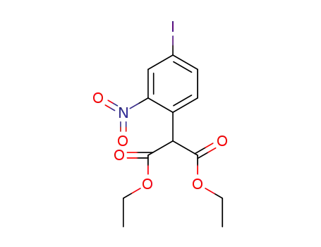 Molecular Structure of 1338507-93-9 (diethyl 2-(4-iodo-2-nitrophen-1-yl)malonate)
