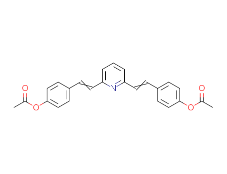 Phenol,4,4'-(2,6-pyridinediyldi-2,1-ethenediyl)bis-, diacetate (ester) (9CI) cas  94356-50-0