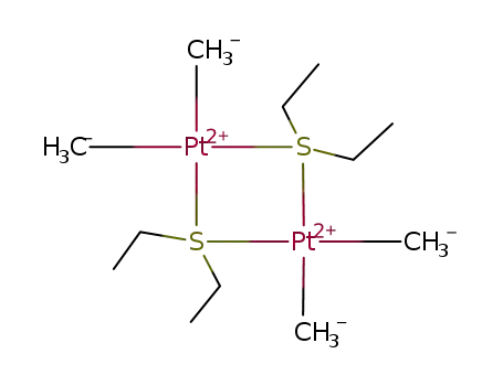 bis-μ-diethyl sulfidebisdimethylplatinum(II)