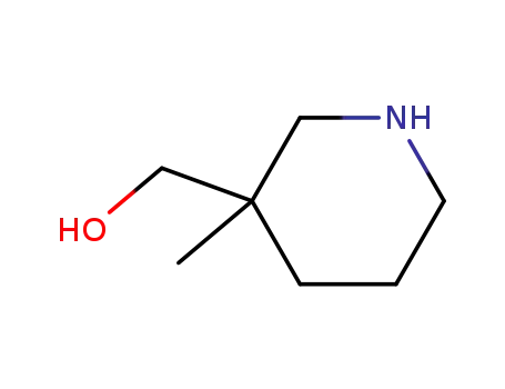 Molecular Structure of 221298-00-6 ((3-METHYLPIPERIDIN-3-YL)METHANOL)