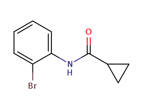 Molecular Structure of 444151-72-8 (N-(2-bromophenyl)cyclopropanecarboxamide)