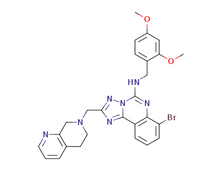 7-bromo-2-((5,6-dihydro-1,7-naphthyridin-7(8H)-yl)methyl)-[1,2,4]triazolo[1,5-c]quinazolin-5-amine