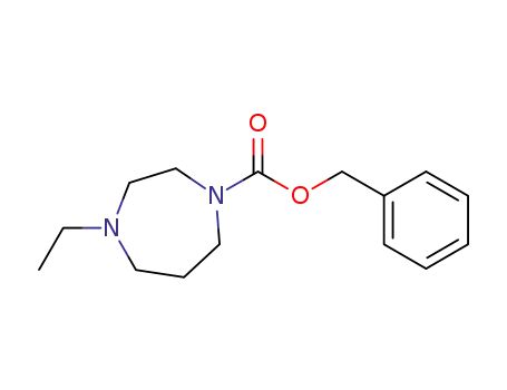 1-(benzyl carboxy)-4-ethyl-homopiperazine