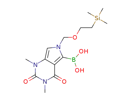 1,3-dimethyl-2,4-dioxo-6-((2-(trimethylsilyl)ethoxy)methyl)-2,3,4,6-tetrahydro-1H-pyrrolo[3,4-d]pyrimidin-5-ylboronic acid