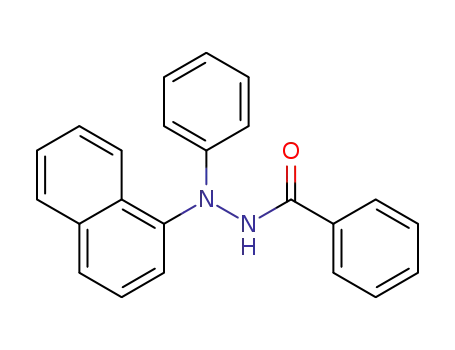 Molecular Structure of 6295-86-9 (Benzoicacid, 2-(1-naphthyl)-2-phenylhydrazide (8CI))