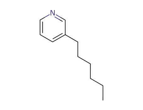 Molecular Structure of 6311-92-8 (3-N-HEXYLPYRIDINE)