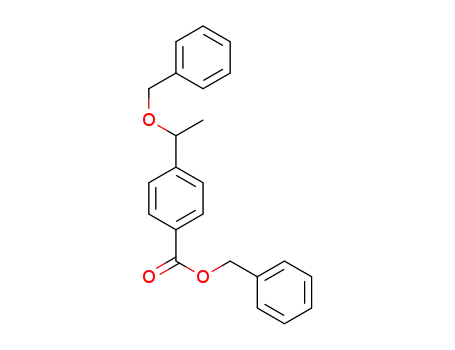 benzyl p-(α-benzyloxy)ethylbenzoate