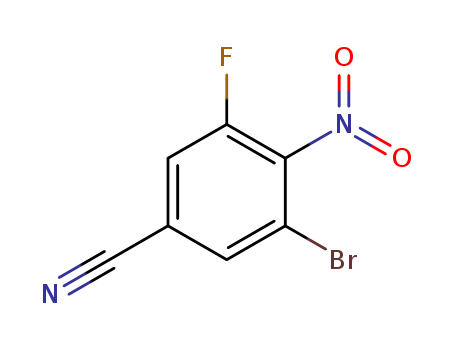 3-Bromo-5-fluoro-4-nitrobenzonitrile(1310918-28-5)