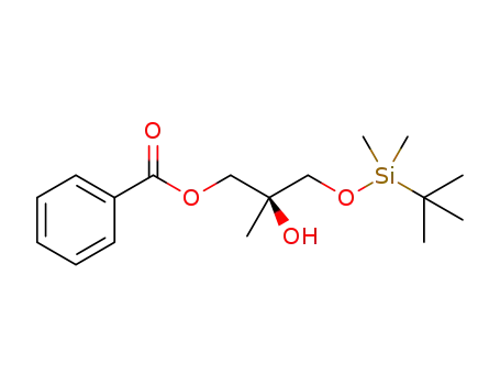 (S)-3-((tert-butyldimethylsilyl)oxy)-2-hydroxy-2-methyl-propyl benzoate
