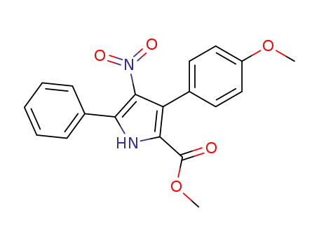 5-phenyl-3-(4-methoxyphenyl)-2-methoxycarbonyl-4-nitro-1H-pyrrole