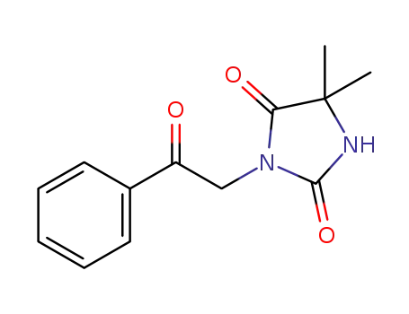 Molecular Structure of 1136548-61-2 (5,5-dimethyl-3-(2-oxo-2-phenylethyl)imidazolidine-2,4-dione)