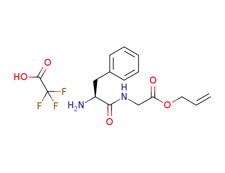 (S)-1-((2-(allyloxy)-2-oxoethyl)amino)-1-oxo-3-phenylpropan-2-aminium 2,2,2-trifluoroacetate