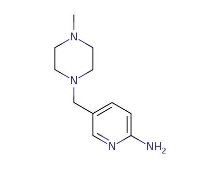 Molecular Structure of 1197333-44-0 (5-(4-methyl-piperazin-1-ylmethyl)-pyridin-2-ylamine)