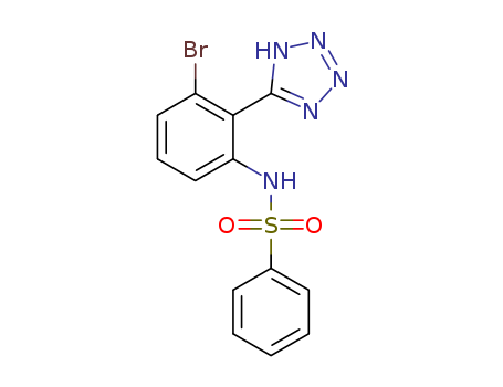 N-[3-bromo-2-(1H-tetrazol-5-yl)-phenyl]-benzenesulfonamide