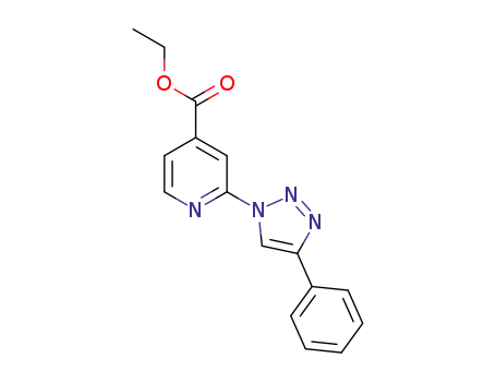 ethyl 2-(4-phenyl-1H-1,2,3-triazol-1-yl)isonicotinate
