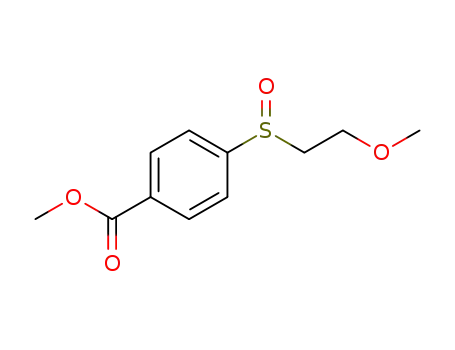 methyl 4-((2-methoxyethyl)sulfinyl)benzoate