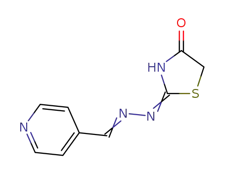 2-(2-(pyridin-4-ylmethylene)hydrazono)thiazolidin-4-one