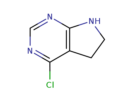 5H-Pyrrolo[2,3-d]pyrimidine, 4-chloro-6,7-dihydro-