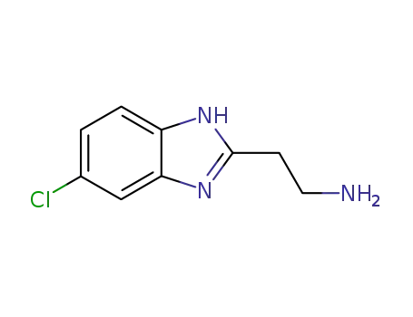 Molecular Structure of 135875-16-0 (2-(5-CHLORO-1H-BENZOIMIDAZOL-2-YL)-ETHYLAMINE)
