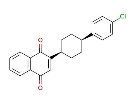 cis-2-[4-(4-chlorophenyl)cyclohexyl]-1,4-naphthoquinone
