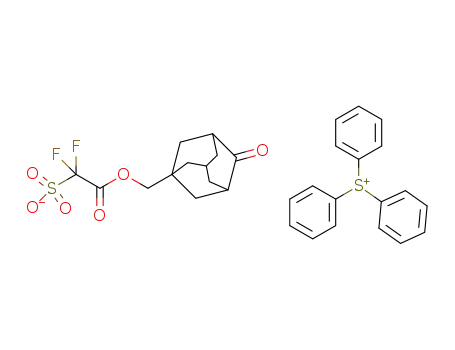 C<sub>13</sub>H<sub>15</sub>F<sub>2</sub>O<sub>6</sub>S<sup>(1-)</sup>*C<sub>18</sub>H<sub>15</sub>S<sup>(1+)</sup>