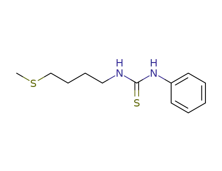 Molecular Structure of 100317-76-8 (1-benzyl-3-(4-(methylthio)butyl)thiourea)