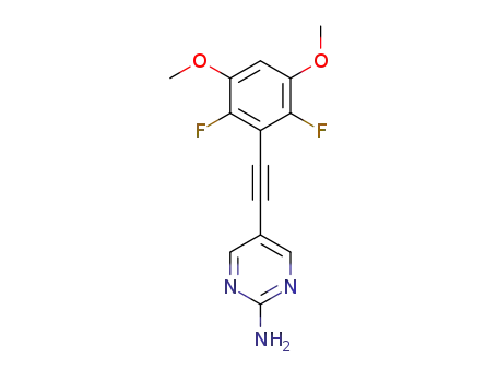 5-[(2,6-difluoro-3,5-dimethoxyphenyl)ethynyl]pyrimidin-2-amine