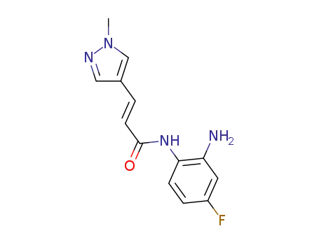 (E)-N-(2-amino-4-fluorophenyl)-3-(1-methyl-1H-pyrazol-4-yl)acrylamide