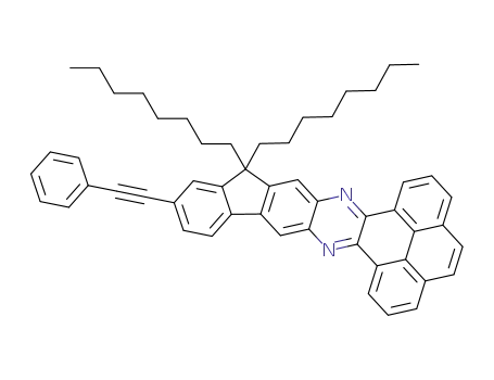 13-phenylethynyl-15,15-dioctyl-15H-indeno[1,2-i]phenanthro[4,5-abc]phenazine