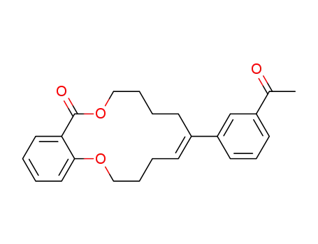 (E)-6-(3-acetylphenyl)-3,4,7,8,9,10-hexahydrobenzo[b][1,5]dioxacyclotetradecin-12(2H)-one