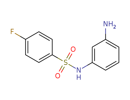 Benzenesulfonamide,N-(3-aminophenyl)-4-fluoro-