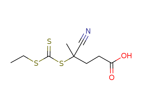 4-Cyano-4-(((ethylthio)carbonothioyl)thio)pentanoic acid