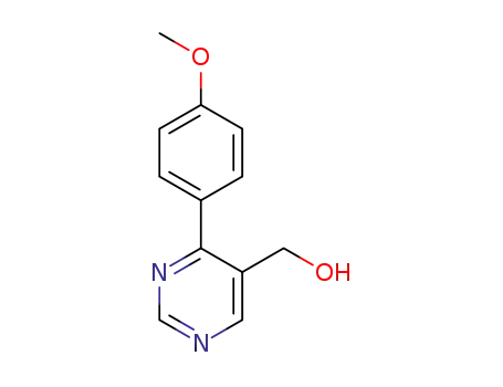 Molecular Structure of 1263281-18-0 ([4-(4-Methoxyphenyl)pyriMidin-5-yl]Methanol)