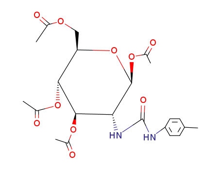 1,3,4,6-tetra-O-acetyl-2-deoxy-2-<3-(4-tolylureido)>-β-D-glucopyranose