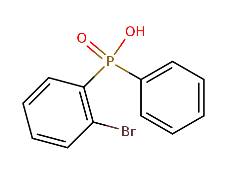 Molecular Structure of 109817-40-5 ((2-bromophenyl)phenylphosphinic acid)