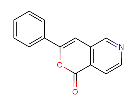 Molecular Structure of 118160-04-6 (3-Phenyl-1H-pyrano[4,3-c]pyridin-1-one)