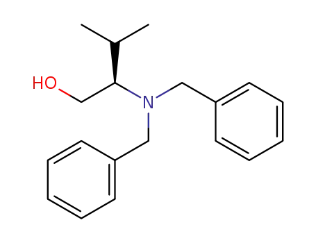 Molecular Structure of 372967-45-8 ((R)-2-(DIBENZYLAMINO)-3-METHYL-1-BUTANOL)